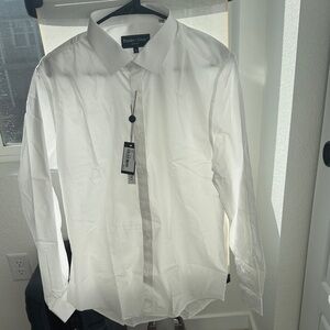 Paisley & Gray White Long-Sleeve Dress Shirt